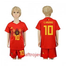 Belgien Fodboldtrøjer Hazard 10 Børn Hjemmebanesæt VM 2018